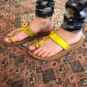 Gold Ganges Toe Ring Sandal by K.Jaques St. Tropes